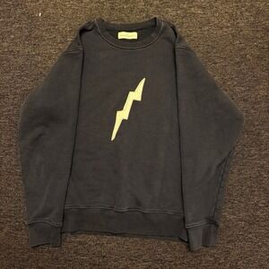 Imogene Willie Sweatshirtt Unisex Med. Pullover Sweater Lightning Bolt USA Made
